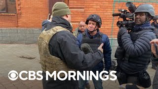 CBS News team recollects the first day of Russia's invasion of Ukraine one year on