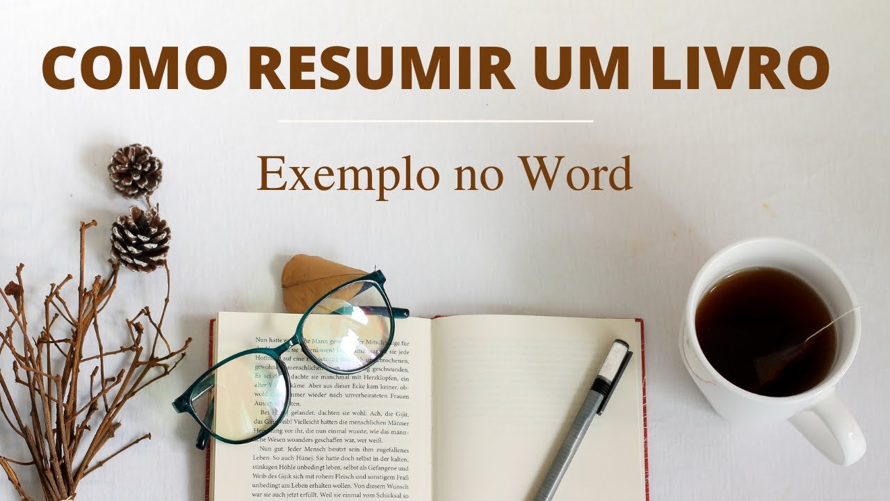 Como Fazer RESUMO DE LIVRO? Explicação E Exemplo Com Passo A Passo No ...