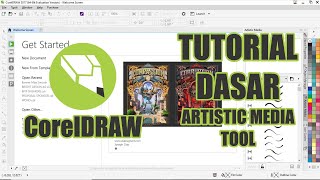 Tutorial Dasar CorelDraw Artistic Media Tool