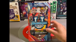 TWO REDS!!! 2024 Bowman Best U Football Hobby Box Review