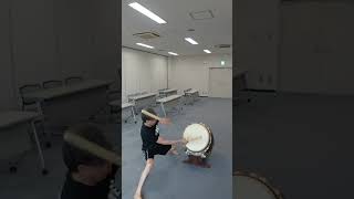 和太鼓　横打ち　#taiko #Shorts