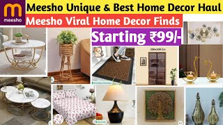 Meesho Unique \u0026 Best Home Decor Haul | Meesho Viral Home Decor Finds |Meesho Festive Home Decor Haul