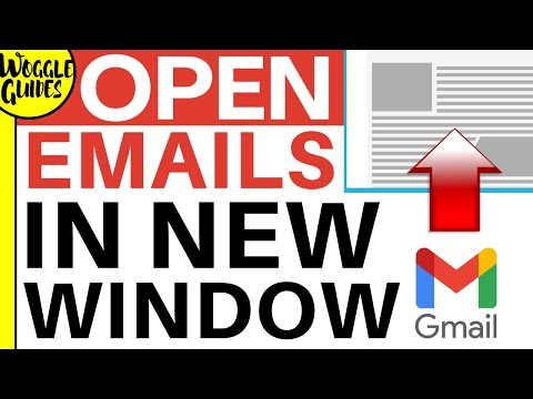 How to open a Gmail message in its own window