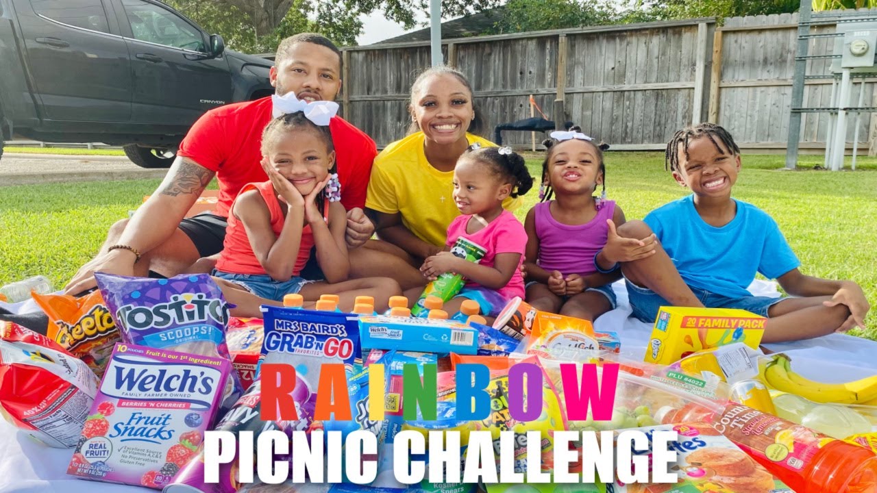 Rainbow Picnic Challenge Youtube