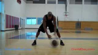 High Bounce, 1-2 Low Crossover Dribbling Drill | Dre Baldwin