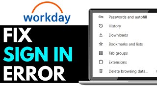 How to Fix Workday Sign In Error 2025 (FIXED!!!)
