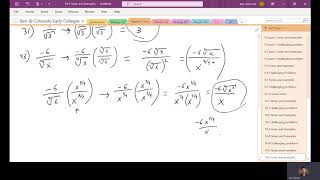 Chapter 10.6 - Rationalizing the Denominator