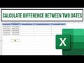 How to Calculate the Difference Between Two Dates in Excel - Quick & Easy