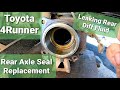 Toyota 4runner Rear Axle Seal Replacement