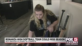 Bonanza High School softball team could miss season