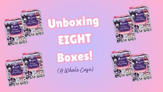 Unboxing A WHOLE CASE of Tokidoki x Kuromi My Melody Garden Tea Party! #blindbox