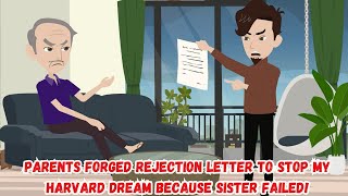 【OSA】Parents Forged Rejection Letter To Stop My Harvard Dream Because Sister Failed!