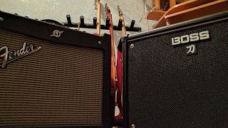 Boss Katana 50 VS Fender Mustang 1 V.1