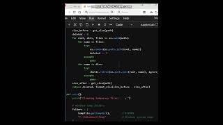 Window cleaner in python