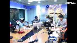 Donghae Simsimtapa Logo Song, Sungmin Wiggling along with Music 130529