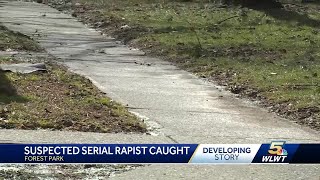 Suspected serial rapist behind bars