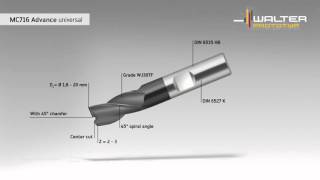 Walter Advance line of milling cutters - Walter Prototyp