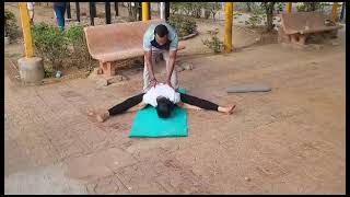 cool down muscle relaxation stretching exercise 💯💯💪#ajaysinghfitnesscoach