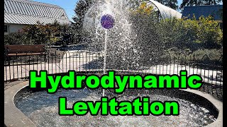 Hydrodynamic Levitation raises ball on stream of water | At Hershey Gardens