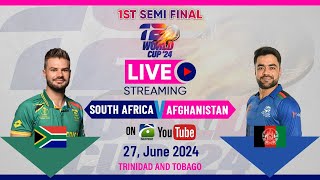 Live T20 World Cup 2024 Scorecard - Afghanistan vs South Africa -Semi Final :ICC Men's T20 World Cup