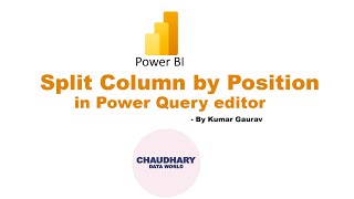Split Column by Position in Power Query Editor - Power BI