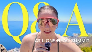 climbing lions head \u0026 answering your questions | prosthetics, losing 28lbs, ldn marathon training...