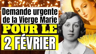 MESSAGES DU CIEL à Elizabeth Kindelmann | Instructions de la Vierge Marie pour la CHANDELEUR 2025