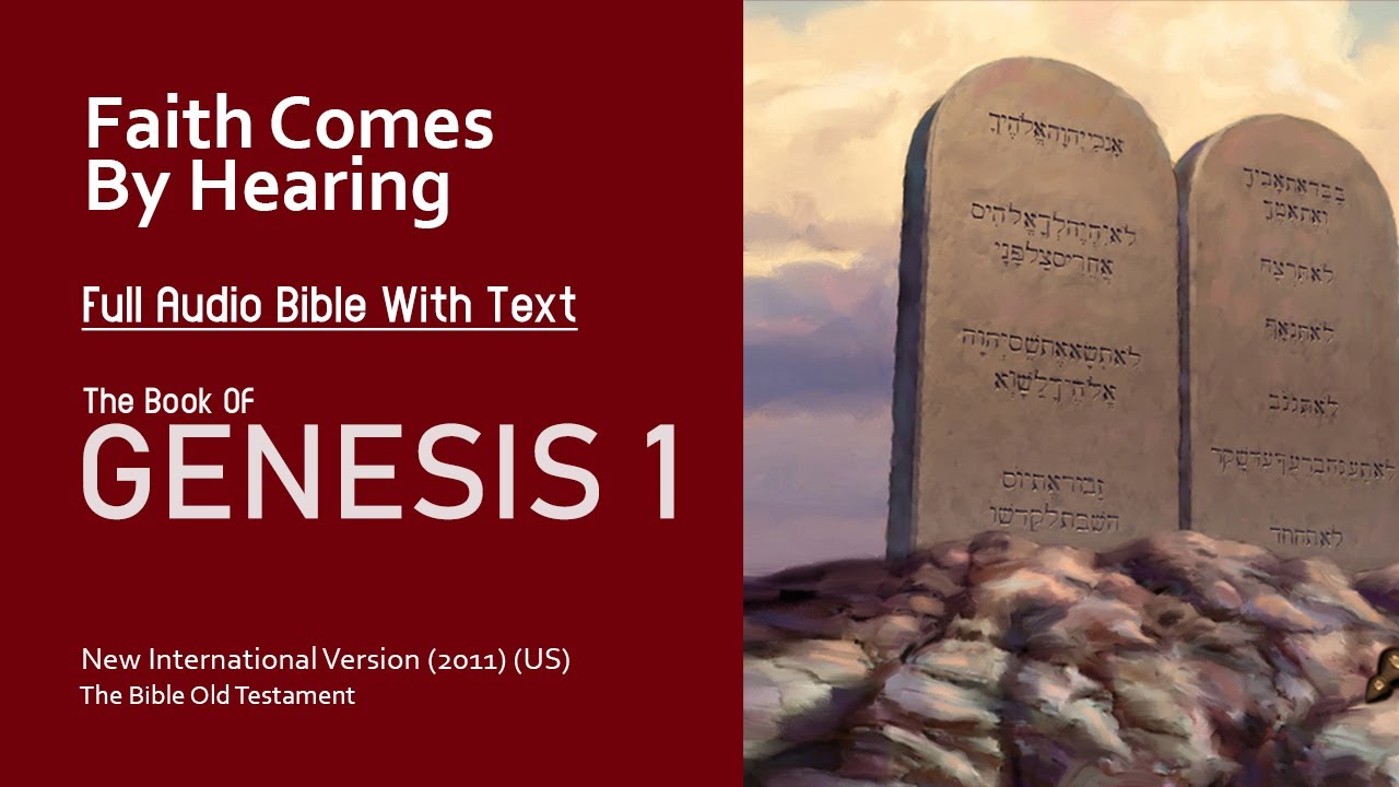 Holy Bible Audio: GENESIS 1 - With Text (New International Version) US ...