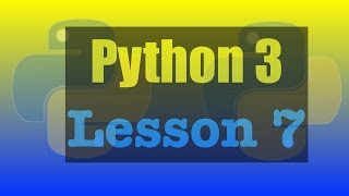 Python programming lesson 7 (Classes and Objects)