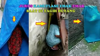 Jurus Kamuflase Emak- Emak Saat di Tagih Cicilan Hutang