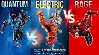 DCUO Quantum DPS Versus Electric and Rage