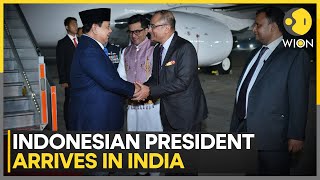 Indonesian President Prabowo Subianto Arrives in India to Attend Republic Day Celebrations | WION