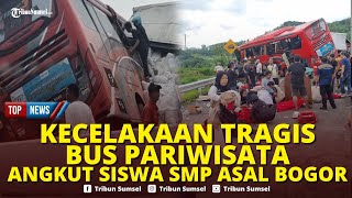 🔴Kronologi Kecelakaan Bus Angkut Siswa SMP IT Darul Quran Mulia Bogor di KM 77 Tol Pandaan-Malang