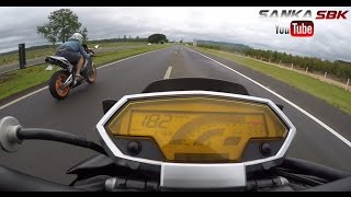 Z1000 VS CBR600rr Raio X