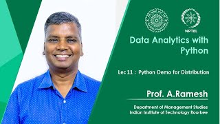 Lecture 11, Python Demo for Distribution
