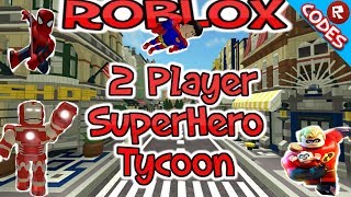 Roblox 2 Player Tycoon Superhero Codes Get Robux Gift Card - 2 player superhero tycoon roblox codes 2018 2 player