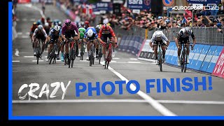 Could This Be Any Closer?! 🤯 | Incredibly Close Finish At Stage 11 Of Giro d'Italia! | Eurosport