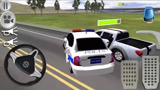 Police car Simulator #19 Gerçek Polis arabası oyunu  polis arabası videosu polis siren sesi