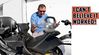 Test, Review & HowTo: This Seat Shock Is Insane - #CanAm Spyder RT Seat Fix with MartinTheVlogger