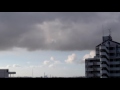 雨雲が晴れて青空になるまでのタイムラプス