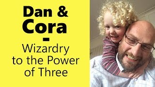 Wizardry to the Power of Three board game - with Dan and Cora