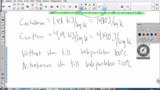 Fysik 1 -  Specifik värmekapacitet ( 2 övningsuppgifter på C / A-nivå )