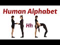 Human Alphabet (Upper & Lowercase) Human ABC
