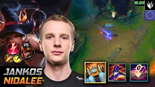 Jankos Jungle Nidalee Build Hextech Rocketbelt Electrocute - LOL EUW 12.23