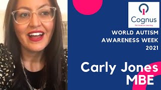 Carly Jones MBE: being an autistic woman and proud!