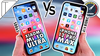 Xiaomi Mi 10 Ultra vs iPhone 12 Pro Max Speed Test