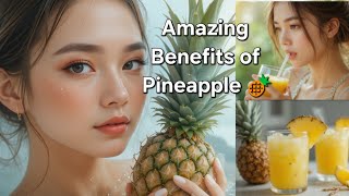 WOW Surprising amazing Health Benefits of pineapple 🍍you need to know| Healthy living tips