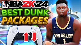 NBA 2K24 Best Dunk Packages: How to Get More Dunks Tutorial on 2K24