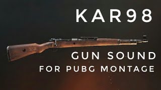 Kar98 gun [HD]sound with suppressor, without suppressor, reloading sound for pubg montage