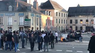 lemainelibre.fr Un feu au rond-point du tunnel au Mans